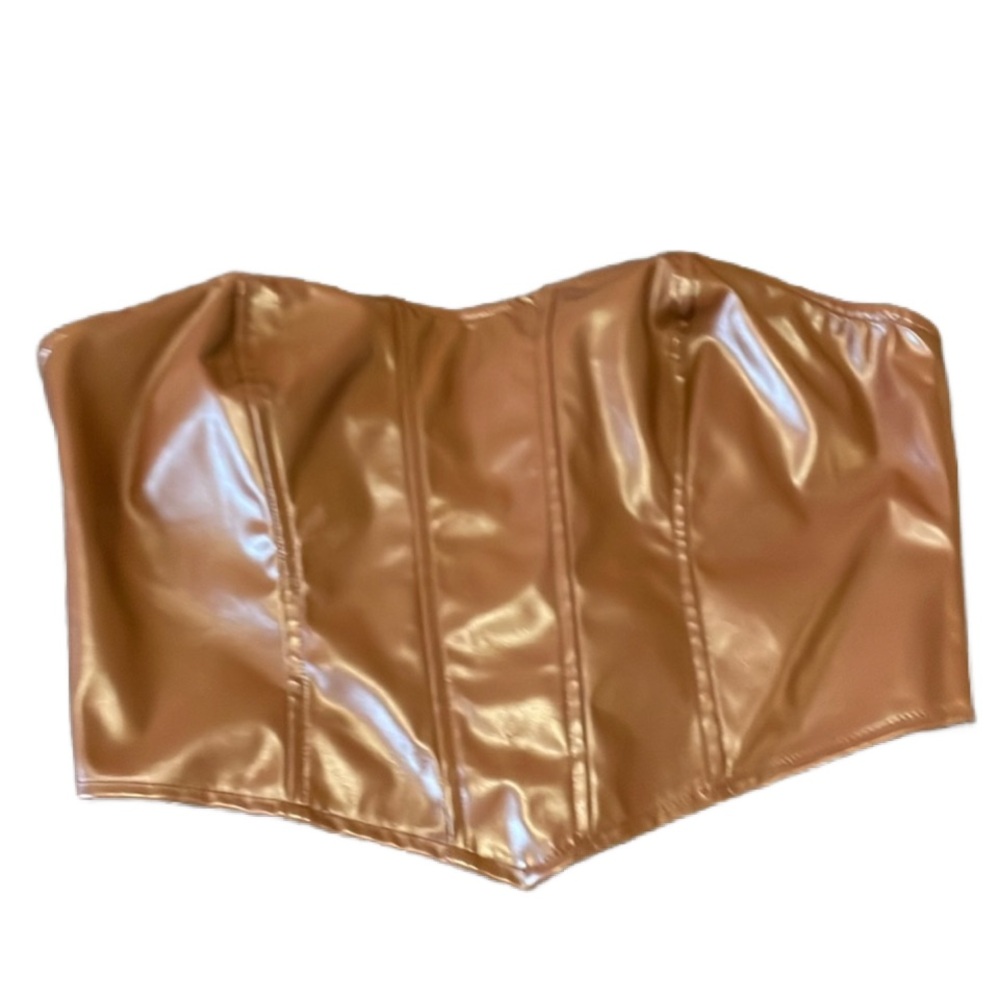 SHEIN brown corset top size large